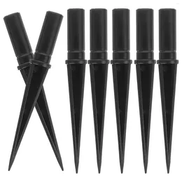 Garden Decorations 10 Pcs Land Outdoor Decor Solar Light Ground Stake Spike Christmas Lights Stakes Replacement Plastic Lamp