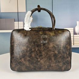 10A Fashion Quality Briefcase Clutch Bag Clutch Tote Handbag Classic Bags Cowhide Zipper Open Genuine Leather High Bags Print Large Pou Cbcw