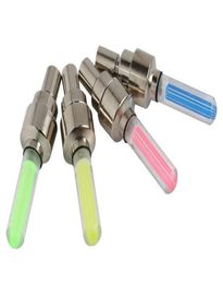 Bike Wheel Lights Car Bike LED Flash Tyre Light 5 Colors Wheel Valve Stem Lamp Motorbicycle Wheel Light1210124