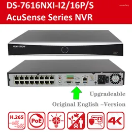 Original English Version Hikvision DS-7616NXI-I2/16P/S 16-ch 1U 16 POE AcuSense 4K NVR In Stock