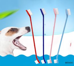 Pet Supplies Dog Toothbrush Cat Puppy Dental Grooming Toothbrush Dog Teeth Health Supplies Dogs Tooth Washing Cleaning Tools DBC B1432246