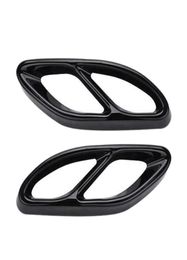 Exhaust Pipe Tips Cover for W213 W205 Coupe W246 W216 GLC GLE GLS CLA 1519 Black9471772