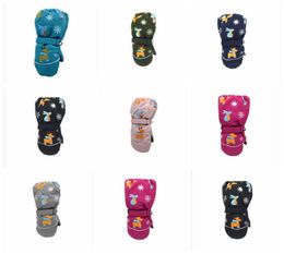 Kids Ski Gloves Winter Windproof Mittens Printed Deer Rabbit Cartoon Gloves Thicken Waterproof Cycling Glove Nonslip Long Cuff Gl2955692