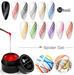 Mtssii 5ml Wire Drawing Nail Gel Lacquer Painting Gel Varnish Pulling Silk Spider Creative Nail Art Polish9338651