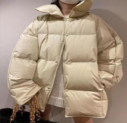 Women039s Down Parkas Winter White Duck Jacket Women Single Breasted Coat Female Thick Warm Long Oversize Puffer Outerwear2776405