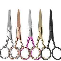 Embroidery Steel Wholesale Stainless Small Thread Head Beauty Makeup Tools Household Eyebrow Trimming Nose Hair Beard Scissors