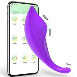 Other Health Beauty Items Powerful Bluetooth Vibrator Female APP Control Vibrating Wearable Clitoris Stimulator Adult Goods for Women s Panties Y24050380SW