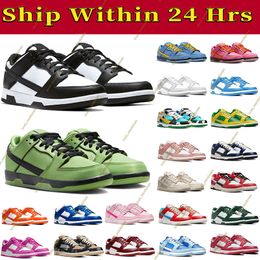 Designer Casual shoes for Men flat sneakers lows white black Triple Pink Green Glow Active Laser Orange dhgate fashion mens womens outdoor trainers GAI size 36-45