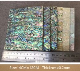 Ornaments 1Pc Natural Abalone Shell Mother of Pearl laminate Sheet DIY Home Decoration Materials And Crafts Carved Inlay Size 14cm/12cm
