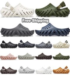 Designer Sandals SS Buckle Sliper Platform Black Khaki Classic Mens Charm Waterproof Beach Shoes4147664