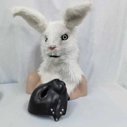 Party Masks DIY Animal Mobile Mouth Blank facial mask Handmade Rabbit Mold Set Package Make Your Own Halloween Props Q240508