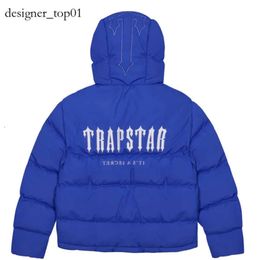 trapstar tracksuit trapstar jacket London Decoded Hooded Puffer 2.0 Gradient Black trapstar brand Jacket Men Embroidered Thermal Hoodie Winter Coat Tops f085