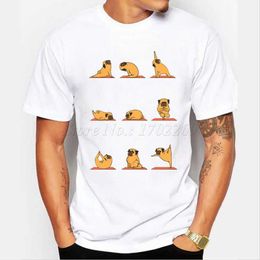 Men's T-Shirts Animal funny design Men t-shirt Pomeranian/Cat/Soth/Elephant/English Bulldog/Pug hipster cool male tops/t Y240509