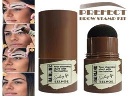 Eyebrow Tools Stencils 1Pc Waterproof Powder Mould Set 24Pcs Brow Template Stamp Women Makeup Sets5156274