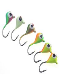 Rompin 6pcsLot Winter Ice jig Fishing Hook Lure Mini Metal Bait Fish 15cm 11g Lead Head Hook Bait Jigging Fishing Tackle7539368