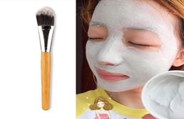 New Woman Makeup Brushes 10pcslot Bamboo Handle Facial Mask Makeup Brush Face Beauty Brushes 1163963