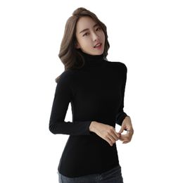 designer t shirt women designer clothes tops women Sweet long sleeve Pure Colour Modern style Scoop Neck Plus size Spandex Fall M 3XL long sleeved cropped tshort top