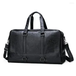 Shoulder Bags Retro Large Handbag Simple Splash-proof Hand Luggage Bag Capacity Duffel