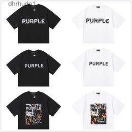 Purple Shirt Brand Tshirts Mens Women t s m l xl New Style Clothes Designer Graphic Tee Us Size S-xxl GGJX