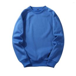 Men's Hoodies Boys Casual Sportswear Large Size Custom Oversized Cute Fleece Hoodie Men Thick Blue Long Sleeve Autumn Hooded Sweatshirt Male