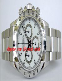Factory Supplier Luxury Wristwatch 116520 White Dial Stainless Steel Bracelet Automatic Mens Men039s Watch Watches5361956