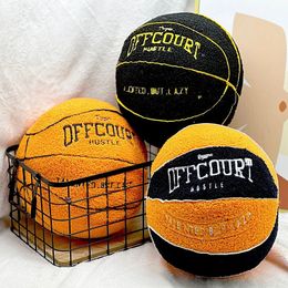 25CM Offcourt Basketball Pillow Anime Plush Toy Simulation Basketball Soft Plush Childrens Birthday Christmas Gift 240509