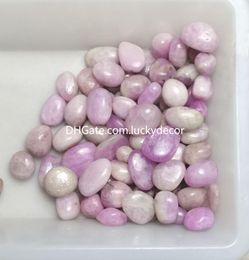 Natural Kunzite Tumbled Stone Arts and Crafts Polished High Energy Reiki Healing Spodumene Crystal Quartz 1525mm Irregular Gemsto8367557