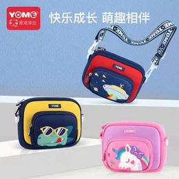 Yome Children's Crossbody Cute Cartoon Body Student Zero Wallet Portable Fashion Small Bag 80% factory wholesale