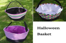 Halloween Festives Candy Basket Polka Dot Bucket Stripe Toy Sacks Funny Trick or Treat Tote Storage Bags Festival Party Decoration3423854
