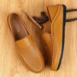 Casual Shoes Mens Male Sneakers Men Loafers Breathable Boat Slip On Moccasins Man Leather