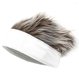 Berets Outdoor Hat Baseball Cap Daily Fun Short Hair Hats Soft Toupee Breathable Cosplay Props Wigs Cotton