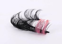 3D Colourful False Lashes Natural Long Coloured Eyelashes Girls Reusable Dramatic Makeup Faux Mink Lash for Cosplay Party3800085