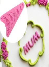 DIY Sugarcraft Flower silicone mould fondant Mould Wedding cake border decorating tools chocolate gumpaste mold7526465