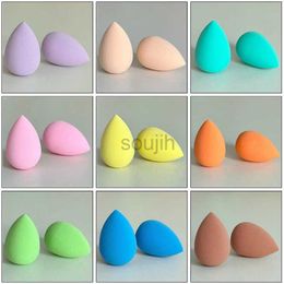 Makeup Tools 2PCS Mini Beauty Egg Gourd Water Drop Puff Makeup Puff Set Colour Soft Cushion Cosmetic Sponge Tool Wet Dry Use Accessories d240510