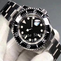 43mm Watches Men's 44mm Watch Men Automatic Cal 3235 Movement Waterproof 904L Steel Date Ceramic Black Blue Dive Sea Sport Eta Cry 297U