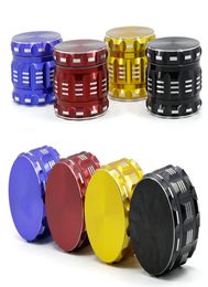 4 Layers Smoking Accessories 63mm Spice Grinder Empty Aluminium Alloy High Quality for Dry Herb Tobacco Cigarette Colourful Easy to2717095