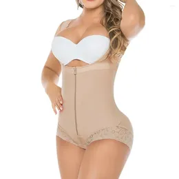 Women's Shapers Triangle Body Shapewear Girdle For Women Wide Shoulder Strap With Zipper Bodysuit Waist Trainer Fajas Colombianas Sexy