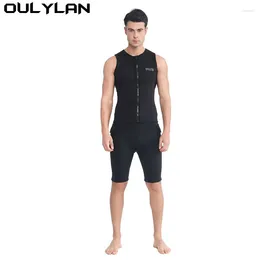 Women's Swimwear Oulylan Neoprene Ultra Elastic Diving Vest Suit Snorkelling Warm Beach Surf WetSuit Women Men 3MM Short Pants Sport