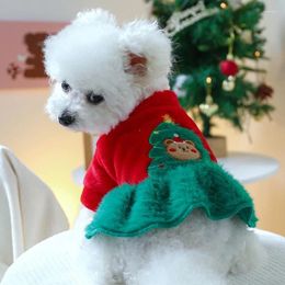 Dog Apparel Christmas Tree Dress For Boy Or Girl Medium Dogs Indoor And Outdoor Use Skirt Pet B03E