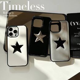 Beautiful iPhone Phone Case 15 14 13 Pro Max Luxury Leather Star High Quality Designer Purse 18 17 16 15pro 14pro 13pro 12pro 12 11 with Gift Box JJ