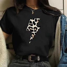 Women's T-Shirt Short Slve T Shirt Summer Womens Cartoon Graphic Star Printing T 90s Girls Style Casual Fashion Aesthetic Printed Female Top Y240509