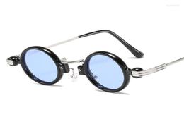 Sunglasses 2022 Metal Punk Round Retro For Men Women Ultra Small Frame Hip Hop Style Ins Fashion Eyeglasses9614242