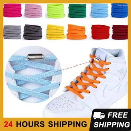 Shoe Parts Elastic Locking Shoelaces Flats No Tie Shoelace Quick Sneakers Laces Kids Adult Women Men Shoes Lace Strings