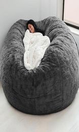 Chair Covers Lazy Bean Bag Sofa Cover For Living Room Lounger Seat Couch Chairs Cloth Puff Tatami Asiento3190177