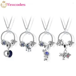 Pendant Necklaces This Season's Clavicle Chain Necklace Bright Starry Sky Series Astronaut Wedding Party Brand Gift