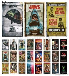 2021 Classic Movie Metal Signs Poster Tin Sign Plaque Retro Film Vintage Wall Decor for Bar Pub Club Man Cave Store art Home kitch6741629