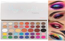 39 Colours Eye shadow Palette Women Makeup Matte Glitter Diamond Shimmer Eyes Primer Luminous Eyeshadow SmokyWarm Color8202596