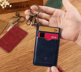 Business ID Bank Credit Card Case Cover Holder Keychains Keyrings Identity Badge With Keychain Key Ring Chain 20218997165