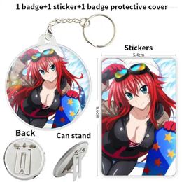 Brooches Rias Gremory Ruin Princess Japanese Anime Dxd Badge Brooch Anchor Peripherals Pin Accessories Decoration Lapel Gift For Friend