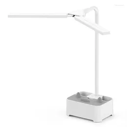 Table Lamps Energy Saving USB Double Lamp Cap Led Reading For Children's Mobile Phone Bracket Desk Study Light Bedroom